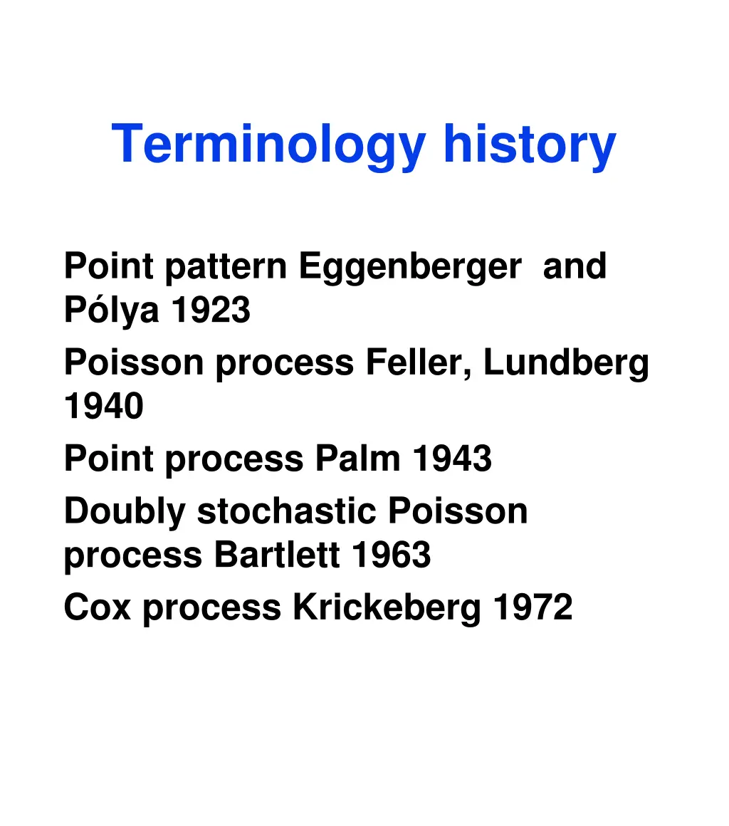 terminology history