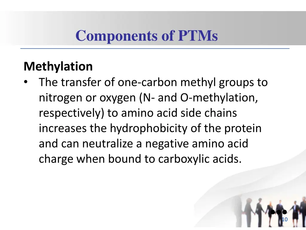 components of ptms 4