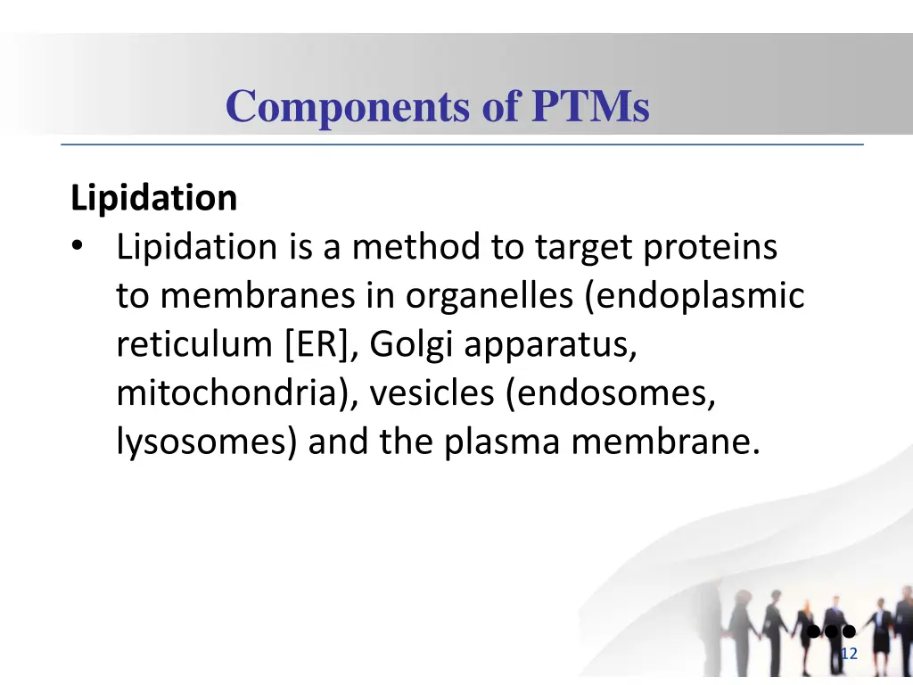 components of ptms 6