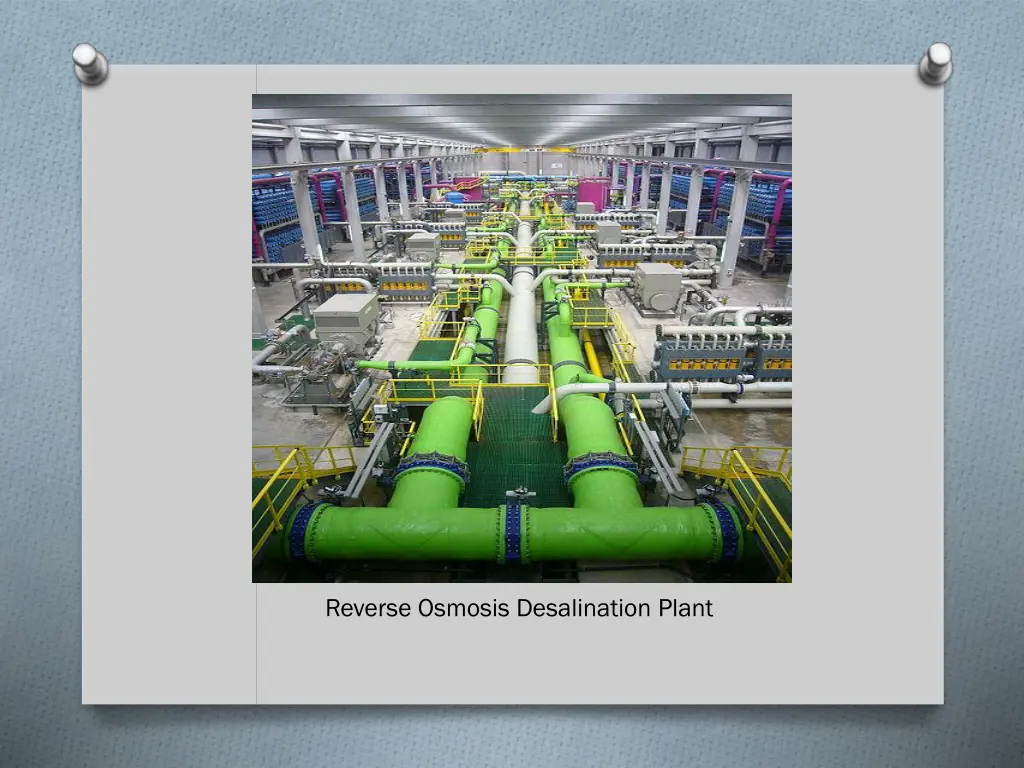 reverse osmosis desalination plant