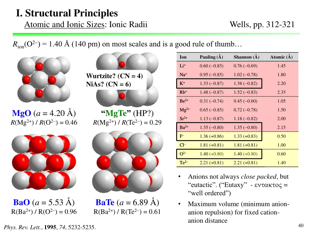 i structural principles atomic and ionic sizes 7