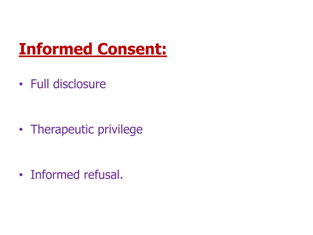 informed consent