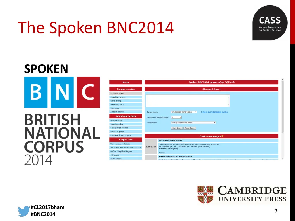 the spoken bnc2014