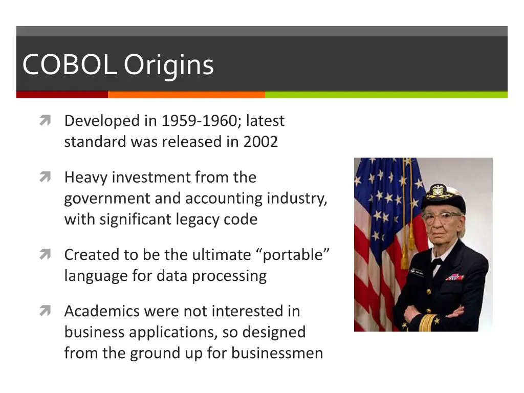 cobol origins