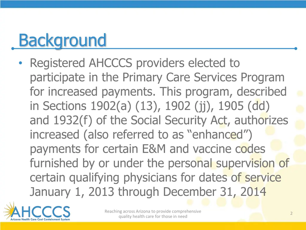 background registered ahcccs providers elected