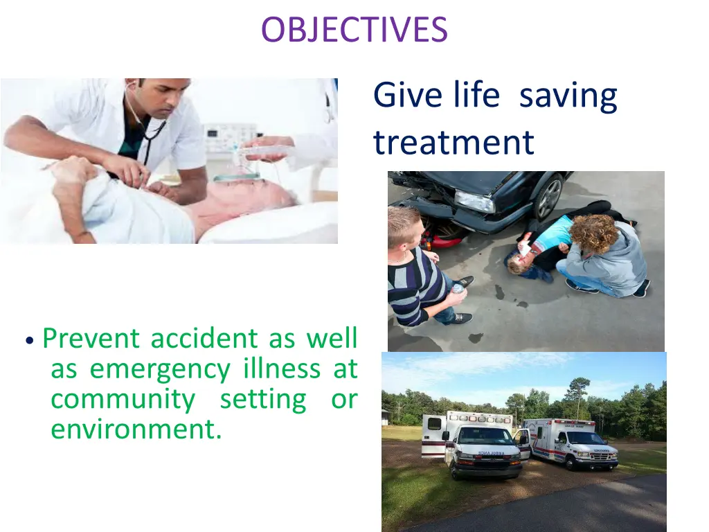 objectives