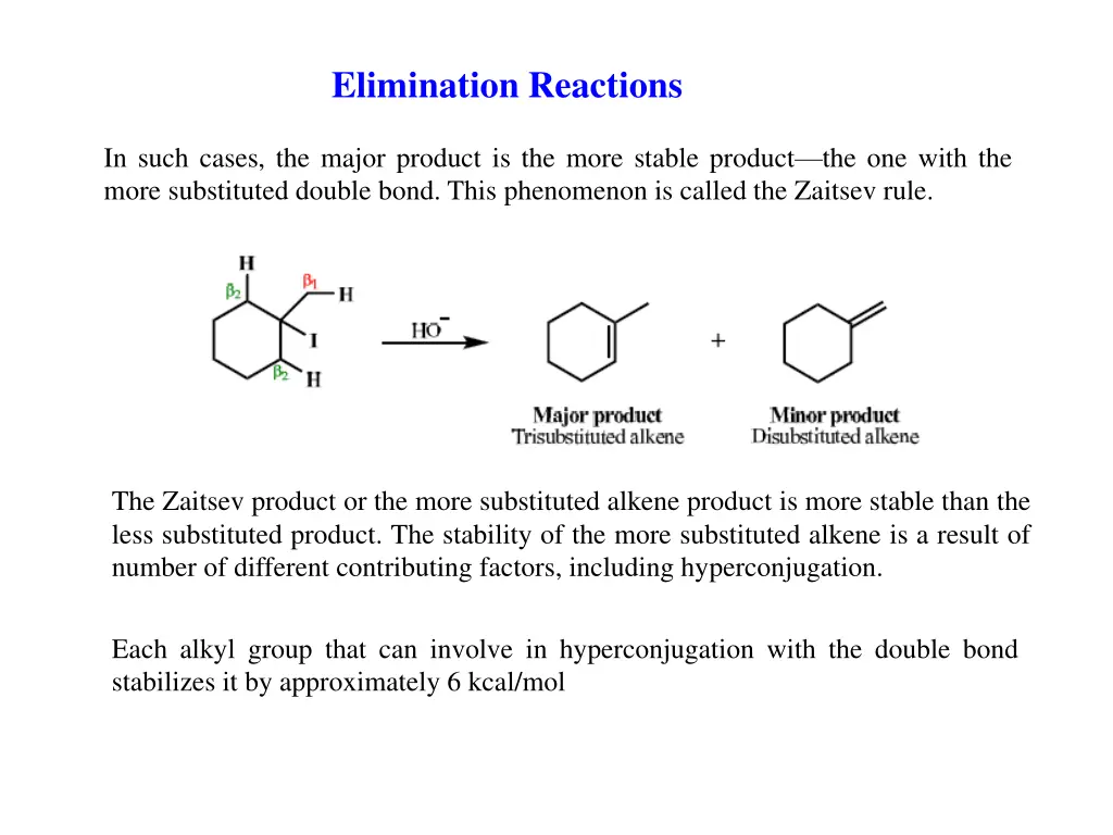 elimination reactions 2