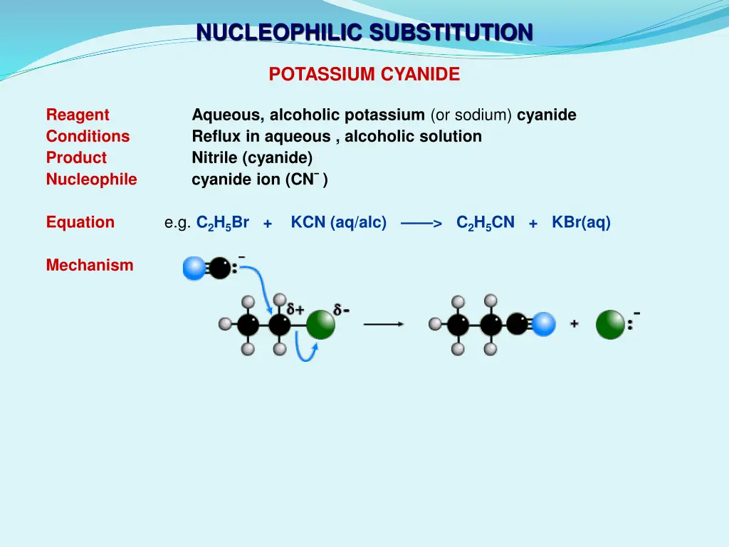nucleophilic substitution 4