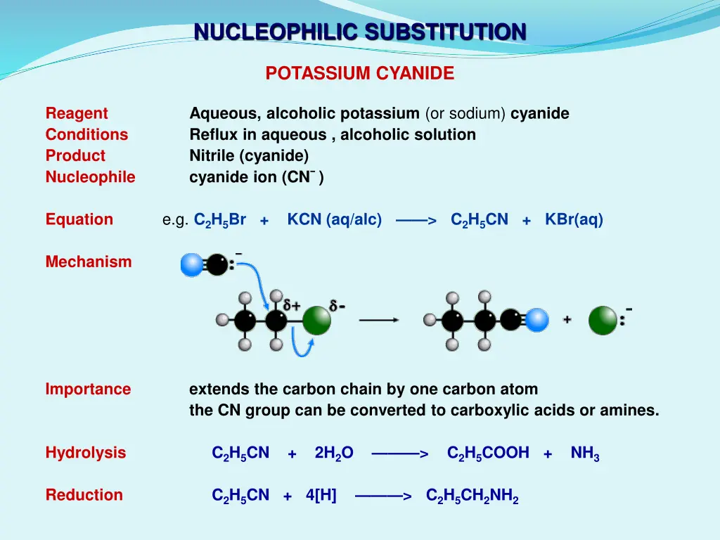 nucleophilic substitution 5