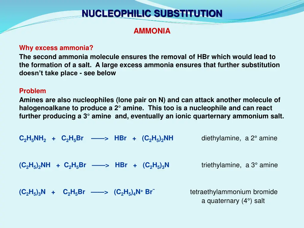 nucleophilic substitution 8