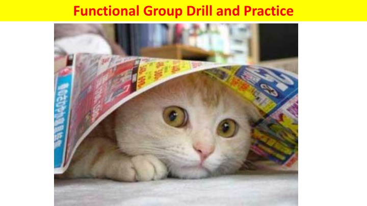 functional group drill and practice