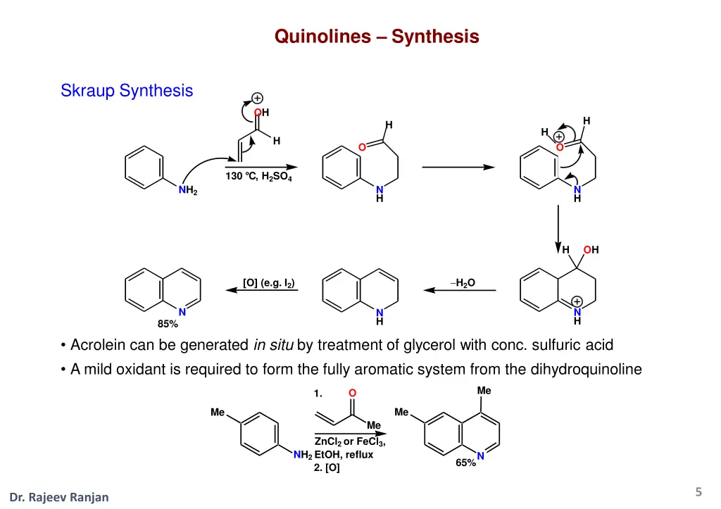 quinolines synthesis 2