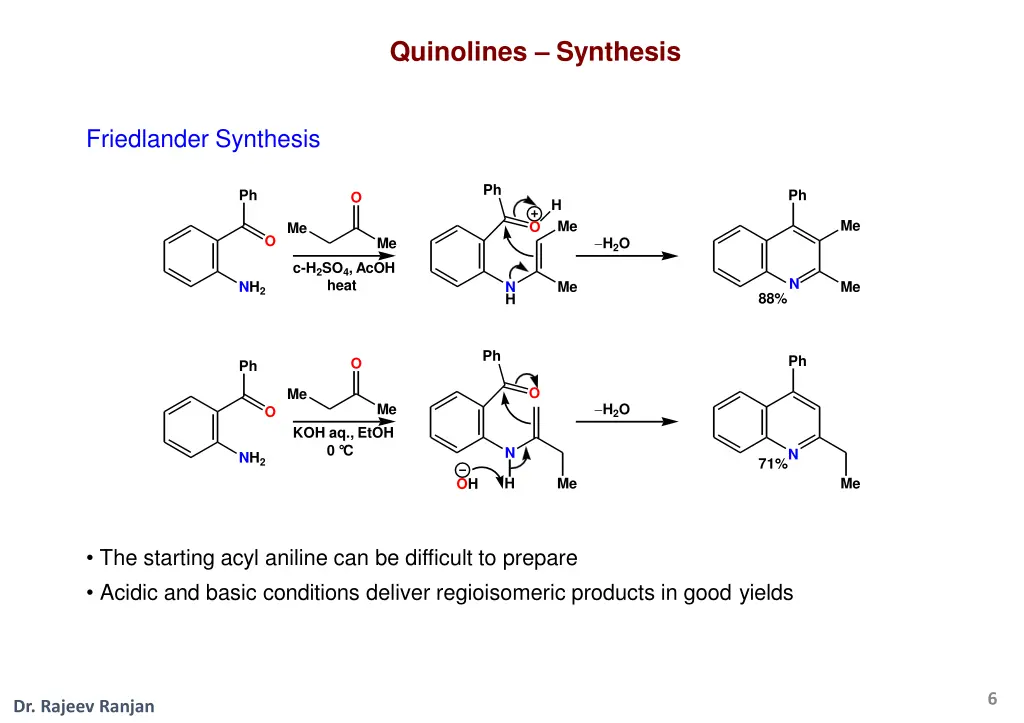 quinolines synthesis 3