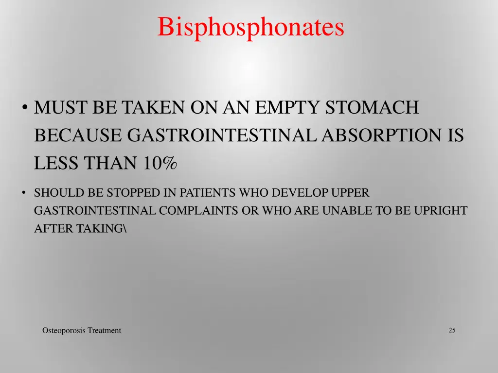 bisphosphonates