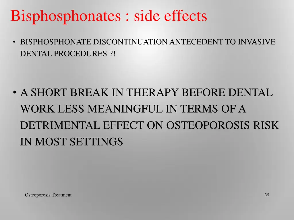 bisphosphonates side effects 2