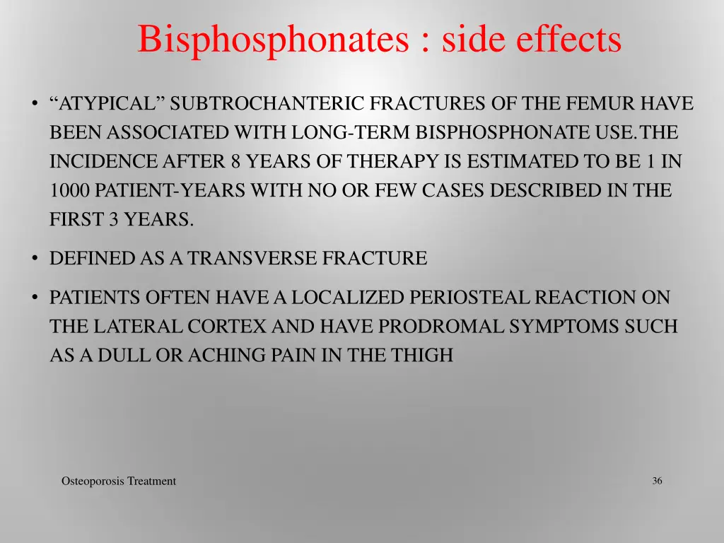 bisphosphonates side effects 3