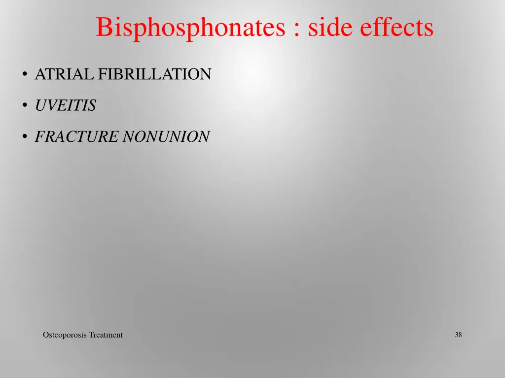 bisphosphonates side effects 5