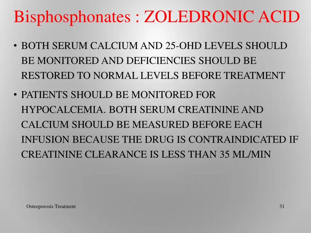 bisphosphonates zoledronic acid 1
