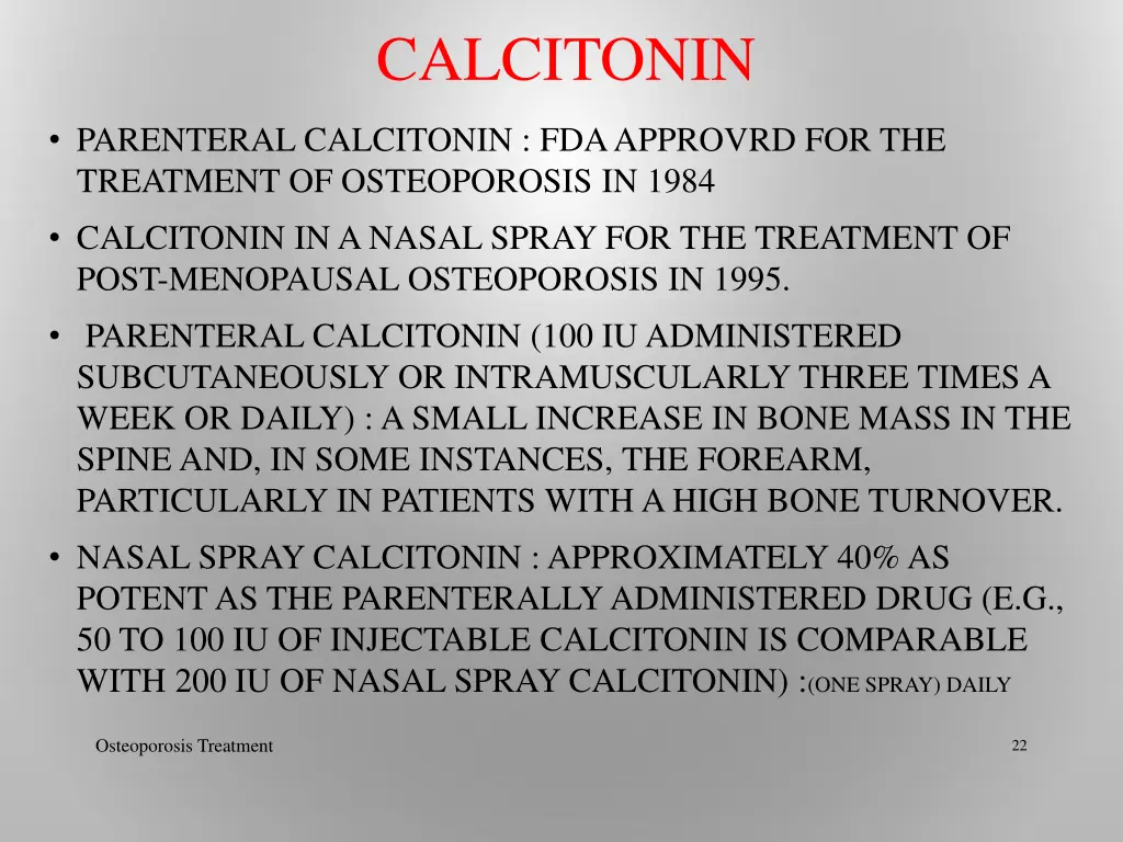 calcitonin