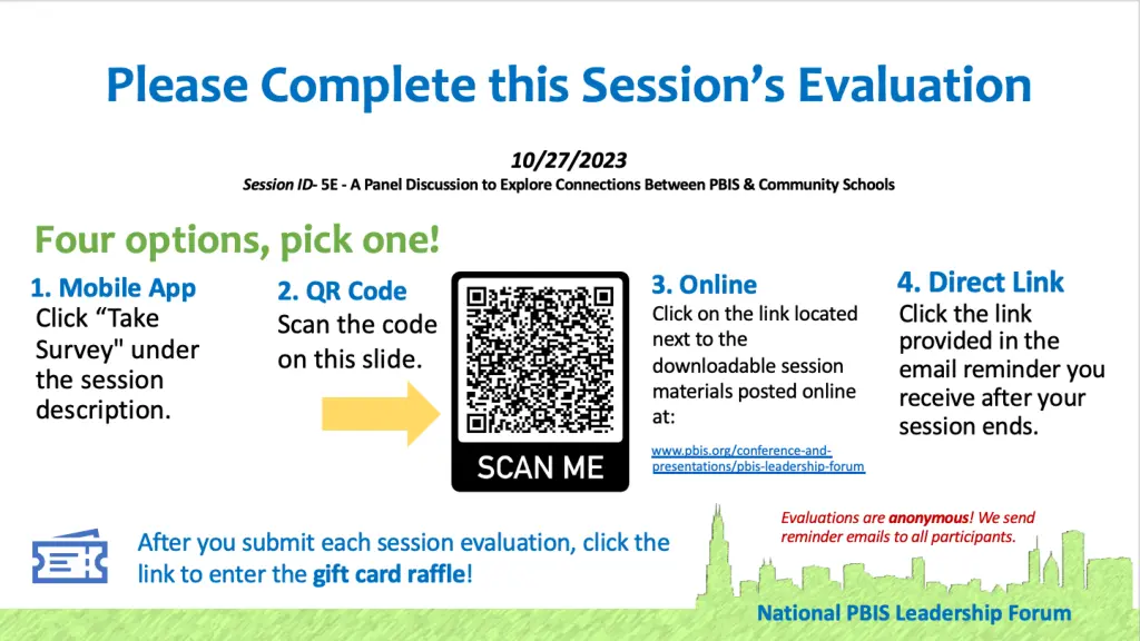 please complete this session s evaluation