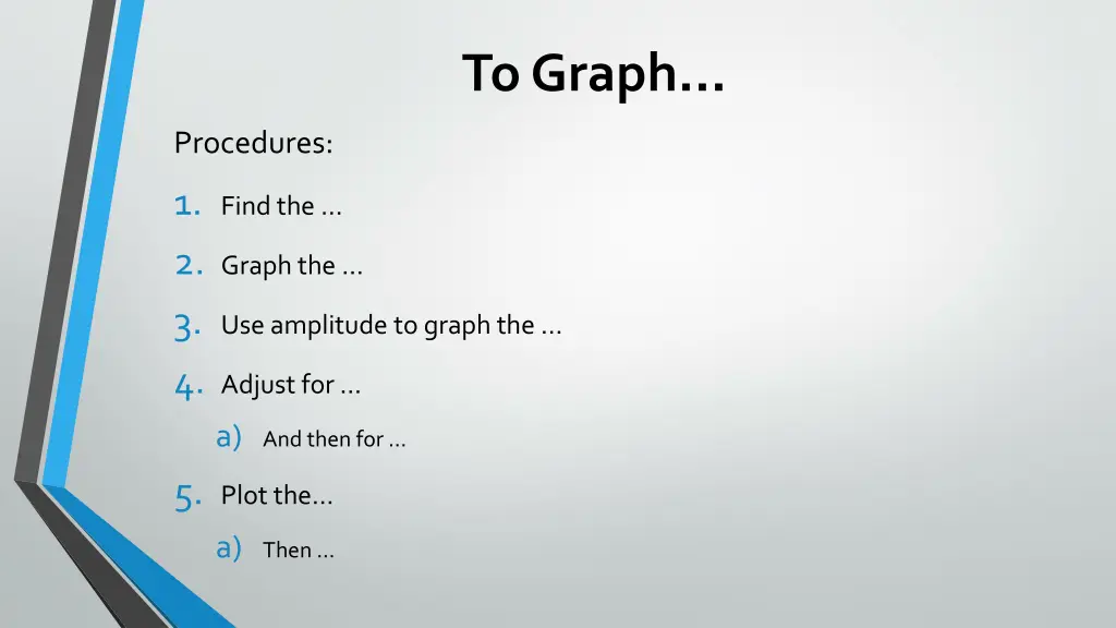 to graph