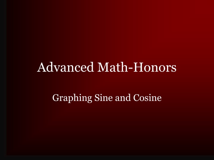 advanced math honors