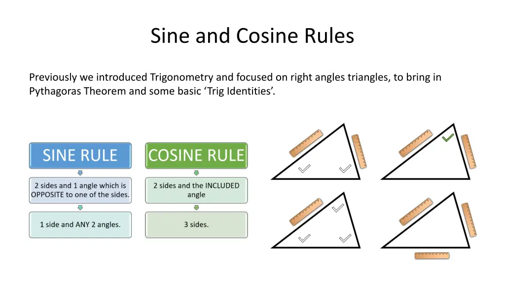 sine and cosine rules 2