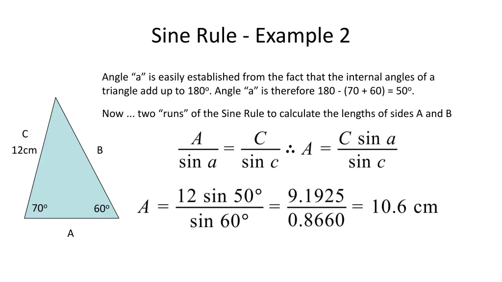 sine rule example 2 2
