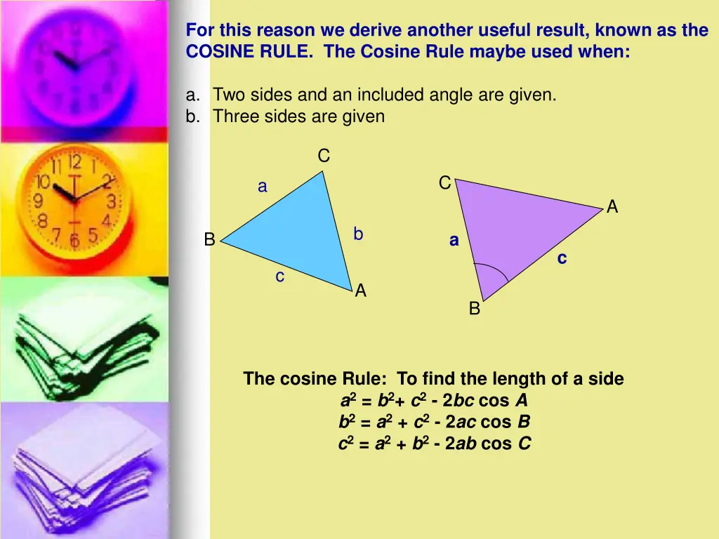 for this reason we derive another useful result