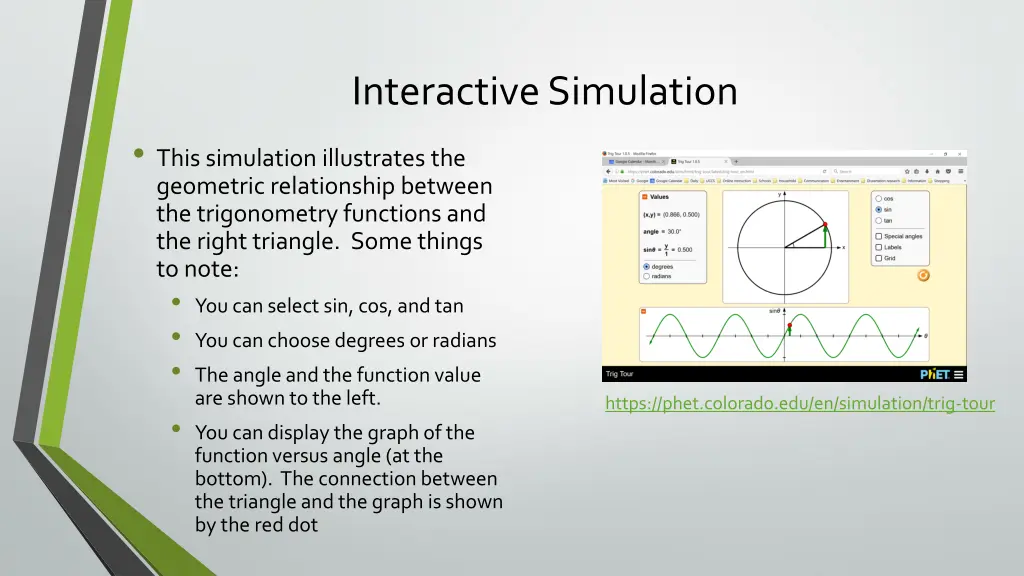 interactive simulation
