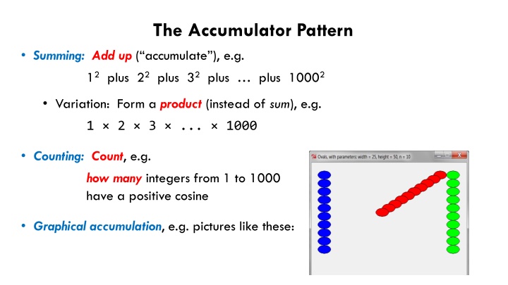 the accumulator pattern