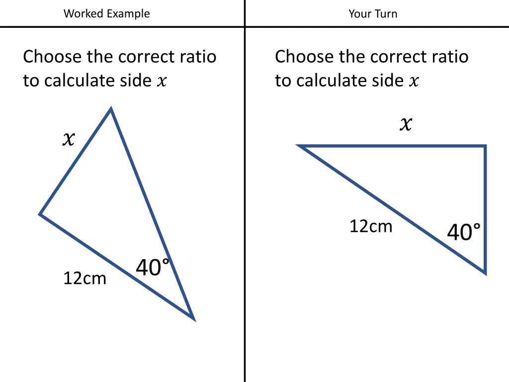 worked example