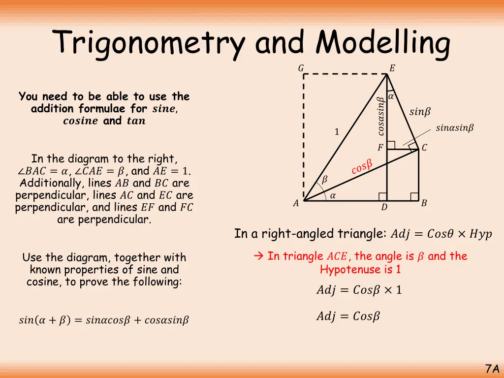 trigonometry and modelling 4