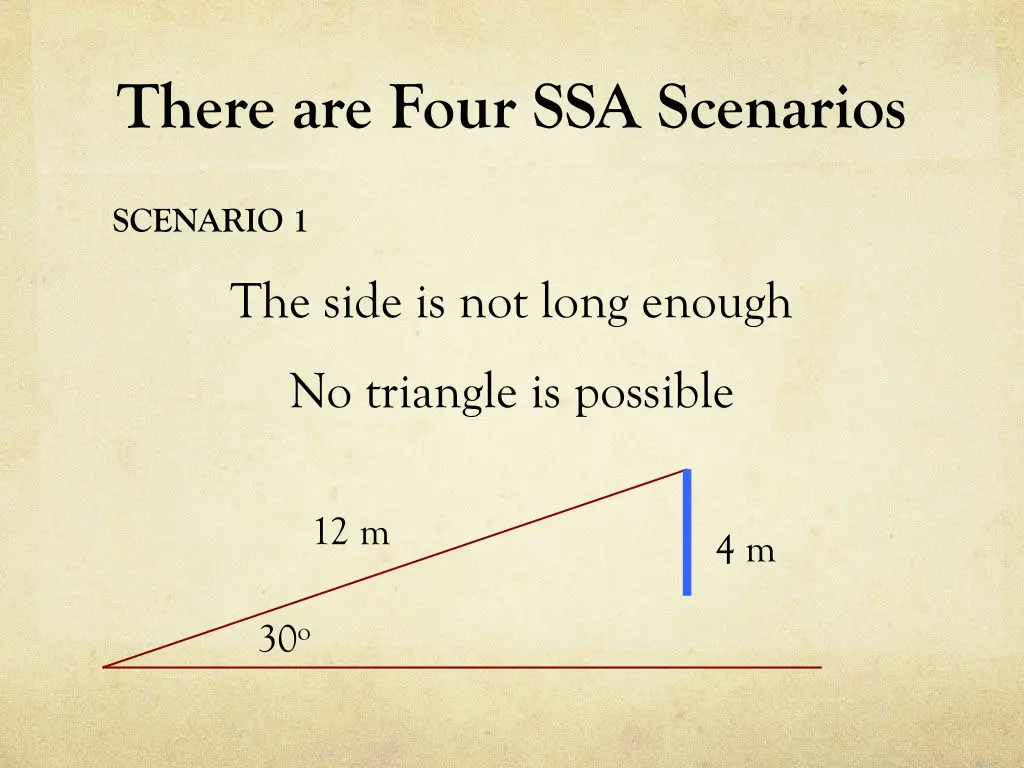 there are four ssa scenarios