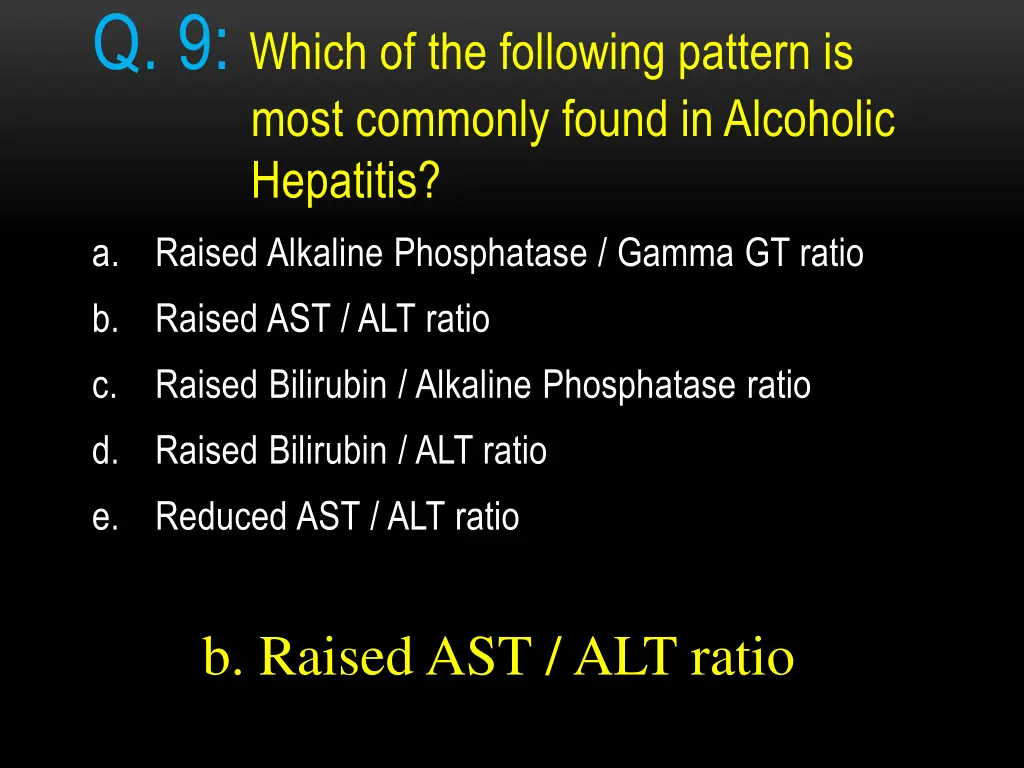 q 9 which of the following pattern is most