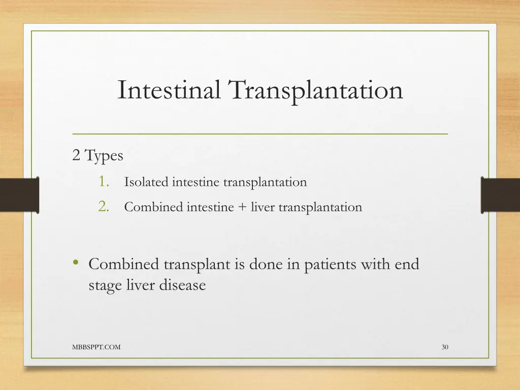intestinal transplantation 1