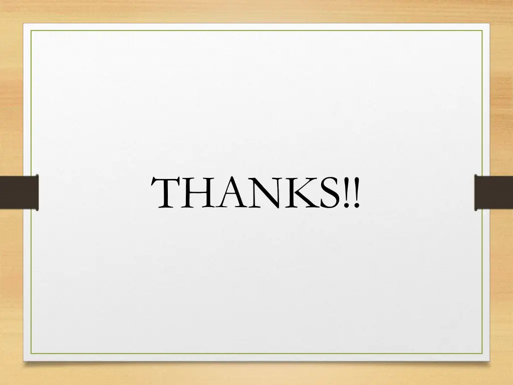 thanks