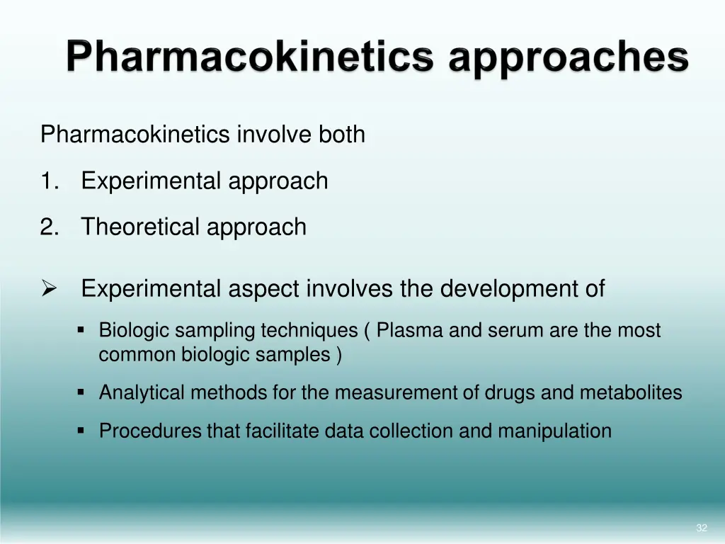 pharmacokinetics involve both