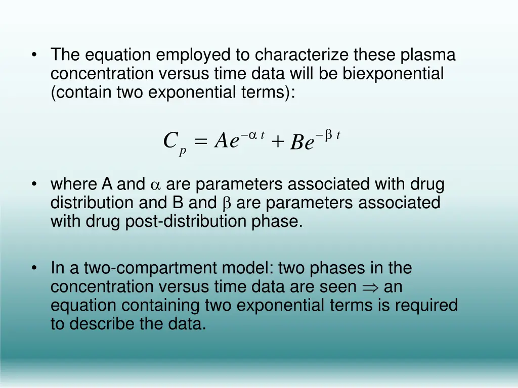the equation employed to characterize these