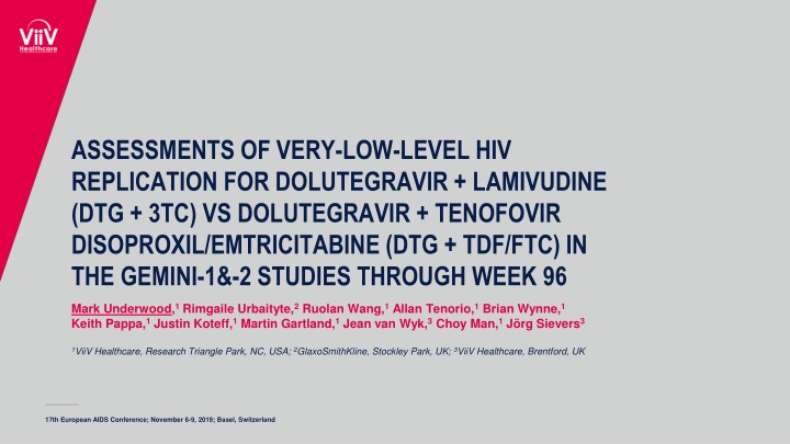 assessments of very low level hiv replication