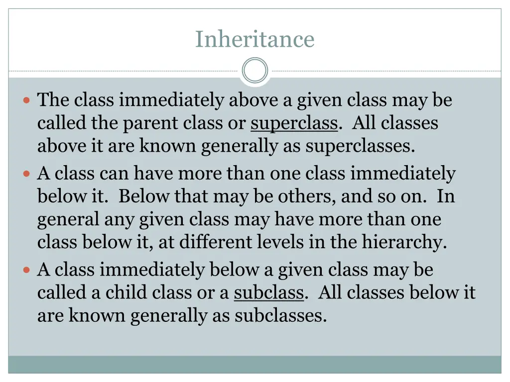 inheritance 1