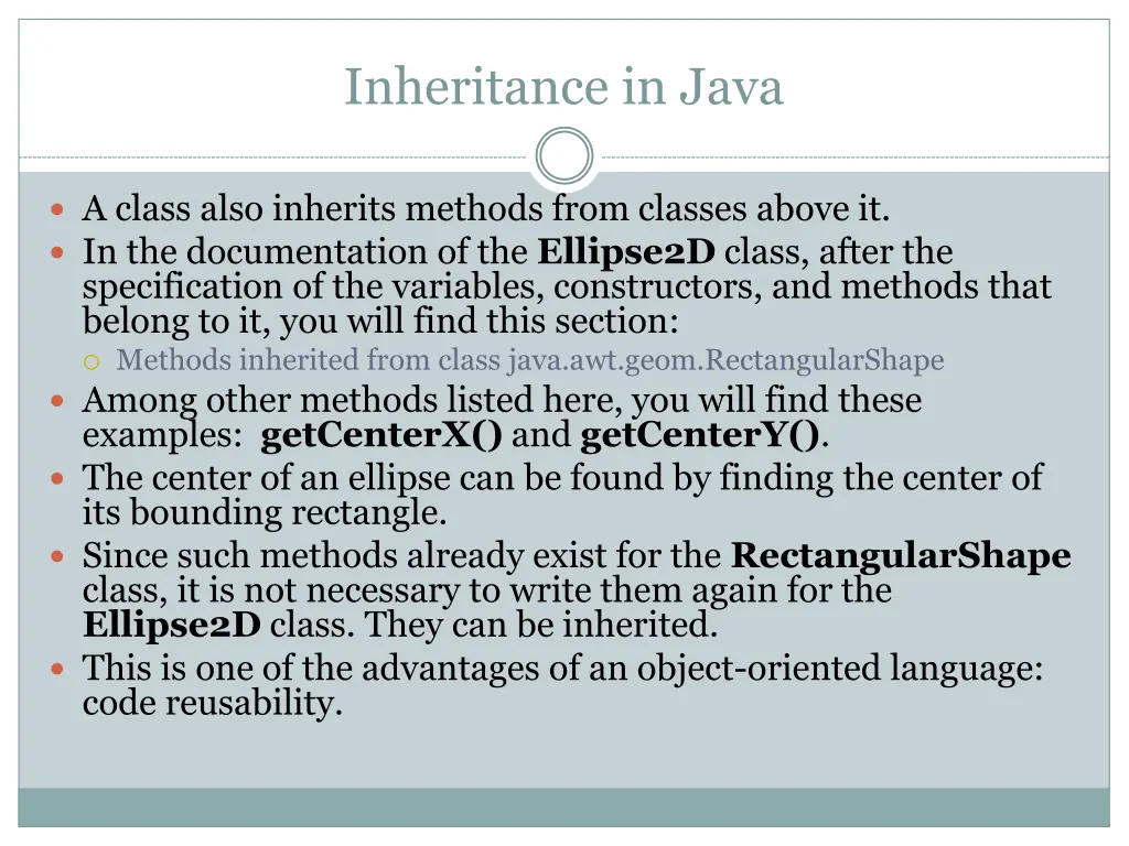 inheritance in java 3