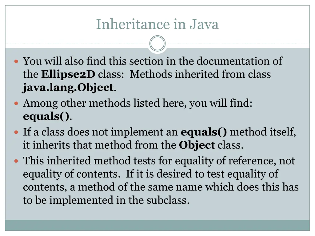 inheritance in java 4
