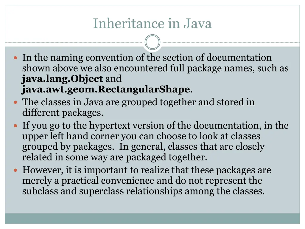 inheritance in java 5