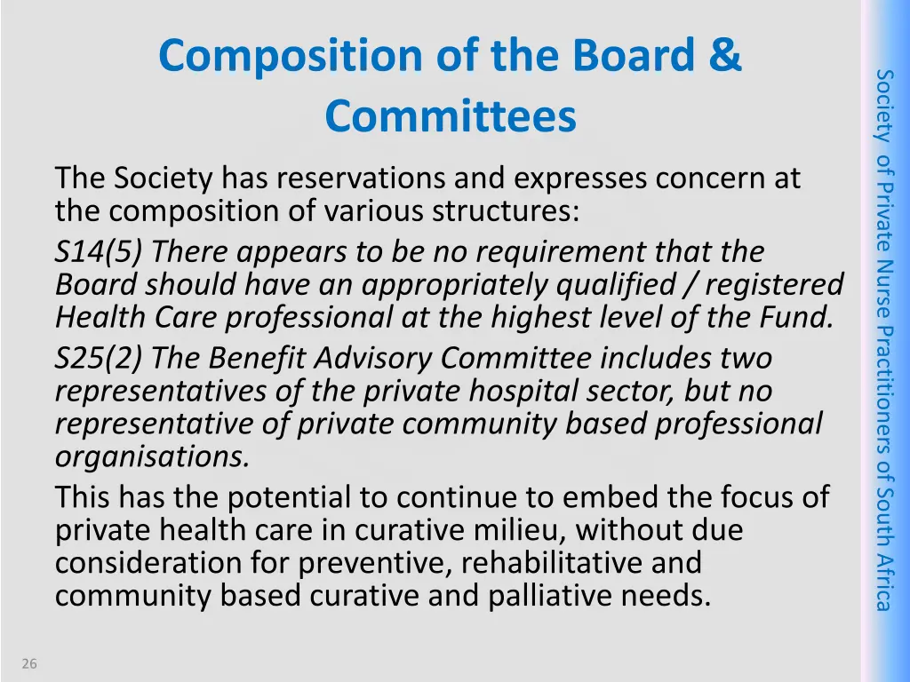 composition of the board committees