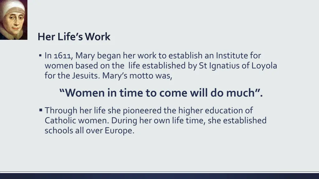 her life s work