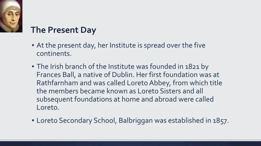 the present day