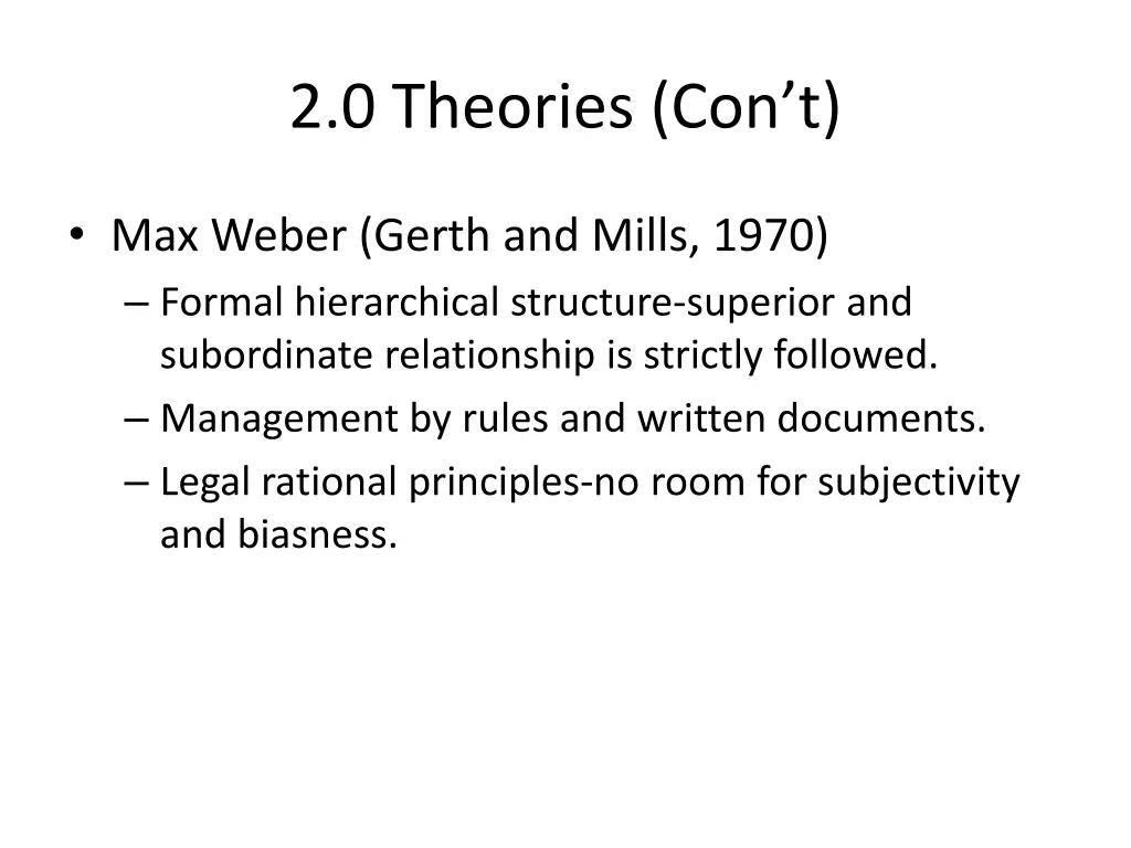 2 0 theories con t