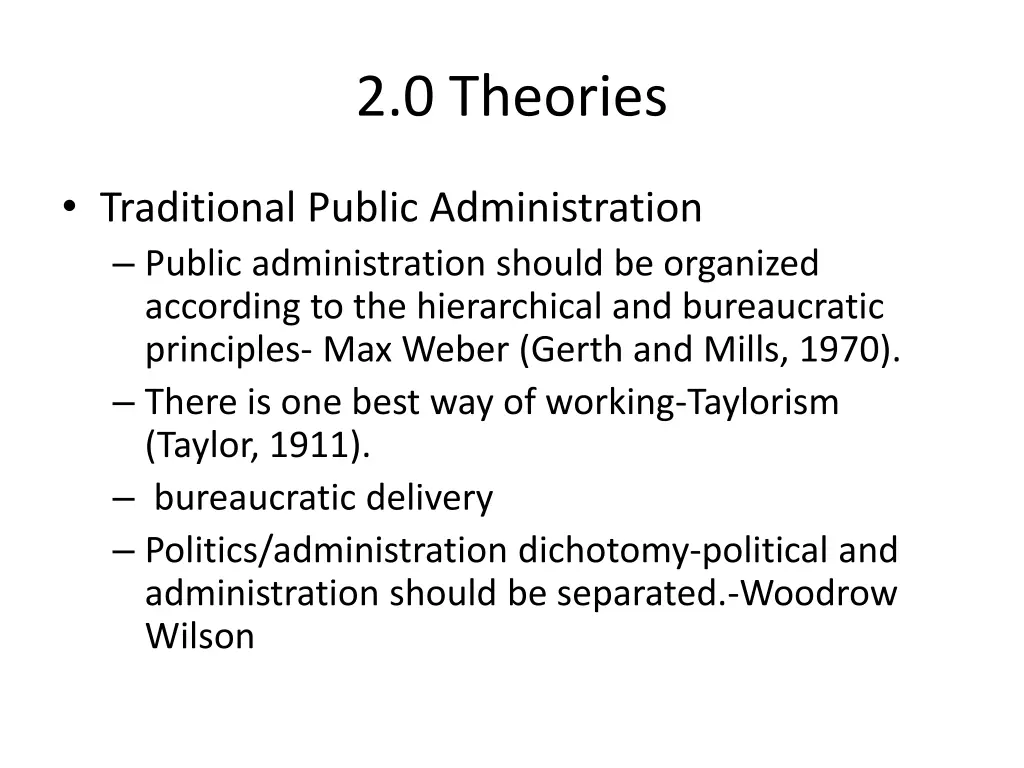 2 0 theories