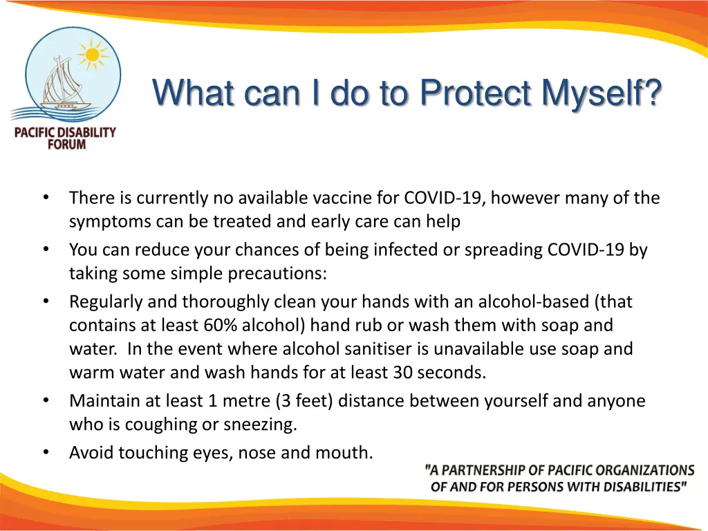 what can i do to protect myself 1